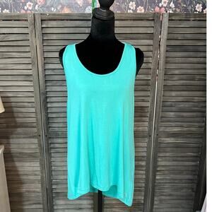PL Movement Seafoam Green Yoga Tank Top L Open Tie Back Workout NWT